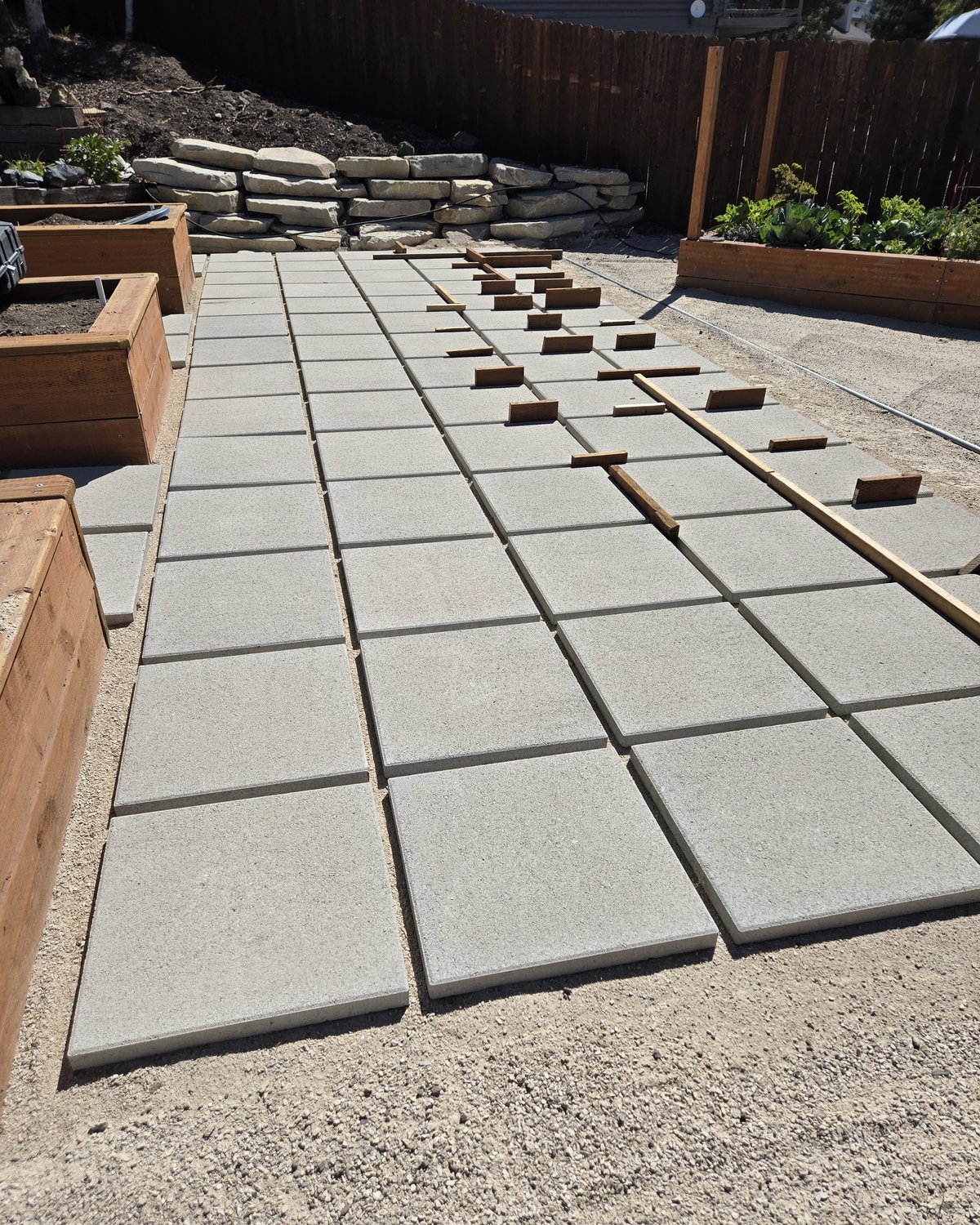 Paver walkway